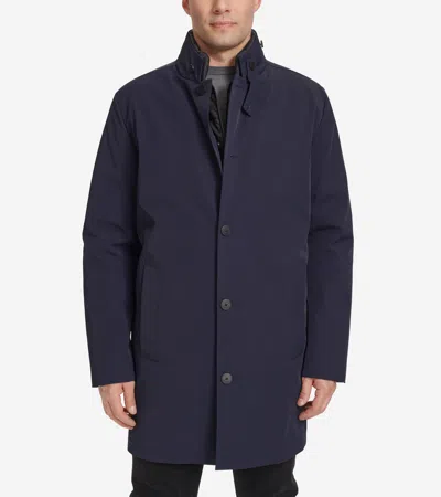 Cole Haan 3-in-1 Water Resistant Rain Coat In Navy