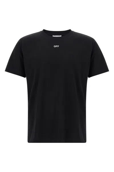 Off-white Graphic Brush Arrow Print T-shirt And Vest In Black