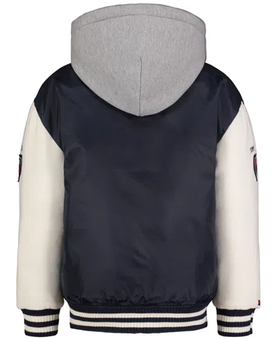 Tommy Hilfiger Toddler And Little Boys Tommy Relaxed Fit Bomber Jacket In Blue