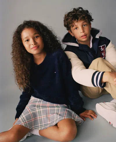 Tommy Hilfiger Toddler And Little Boys Tommy Relaxed Fit Bomber Jacket In Blue