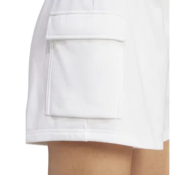 Adidas Originals Adidas French Terry Cargo Shorts In White