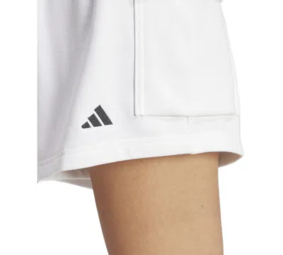 Adidas Originals Adidas French Terry Cargo Shorts In White