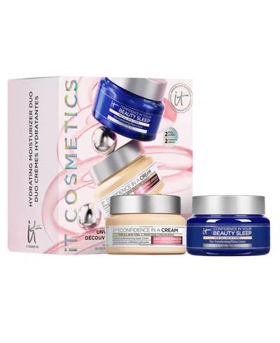 It Cosmetics Unwrap Day-to-night Hydration Skincare Set In Transparent