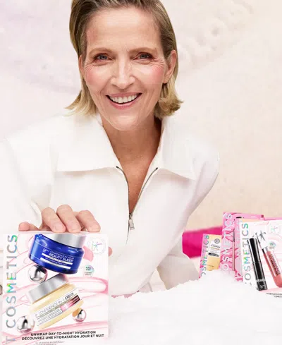 It Cosmetics Unwrap Day-to-night Hydration Skincare Set In Transparent
