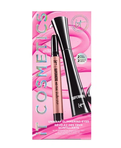 It Cosmetics Unwrap Glimmering Eyes Mascara Makeup Set In Transparent