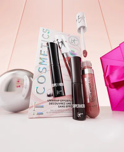 It Cosmetics Holiday 25 Mini Mascara And Gloss Duo Set In Transparent