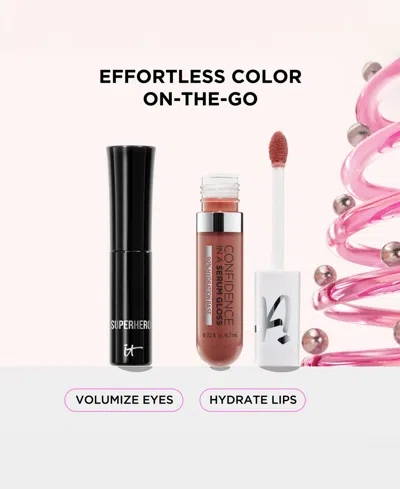 It Cosmetics Holiday 25 Mini Mascara And Gloss Duo Set In Transparent