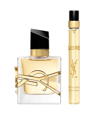 Saint Laurent Mini Libre Eau De Parfum Perfume Duo Gift Set In Gold