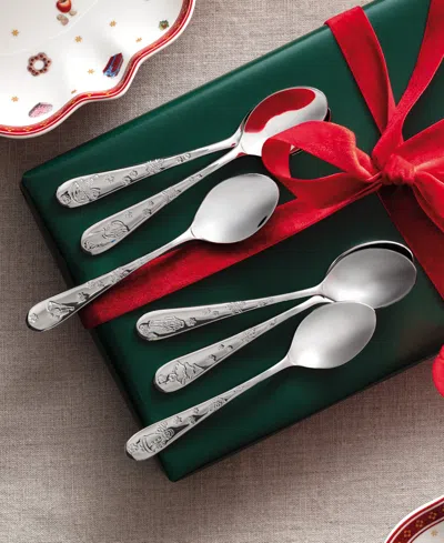 Villeroy & Boch Toys Delight Coffee Spoons, Set Of 6 In Silver
