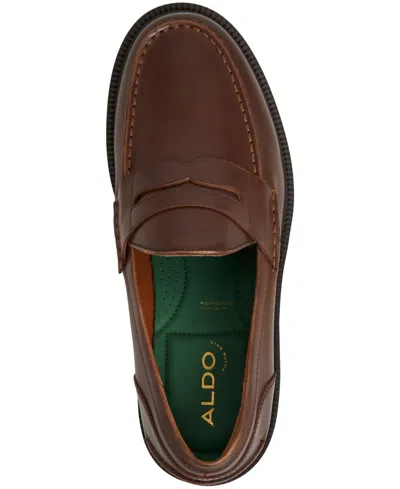 Aldo Buckley Penny Loafer In Brown