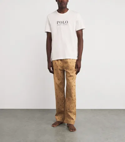 Polo Ralph Lauren Cotton Logo T-shirt In White