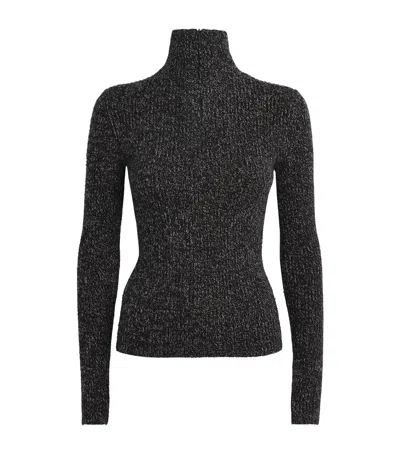 Max Mara Wool And Cashmere-blend Turtleneck Sweater In Brown
