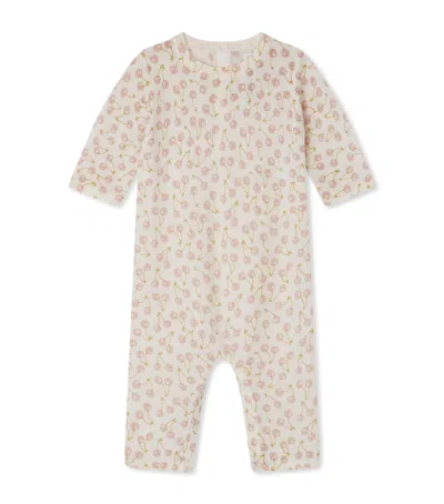 Bonpoint Wool Cherry Playsuit In Neutral