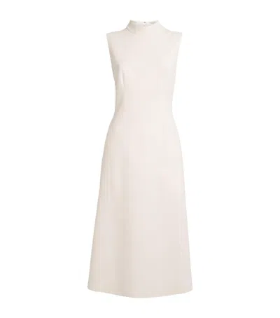Nomadissem Wool-blend Midi Dress In White