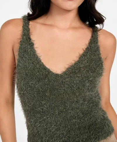 Guess Women's Bea Sleeveless Sweater Tank Top In Green