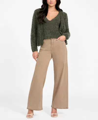 Guess Women's Bea Sleeveless Sweater Tank Top In Green