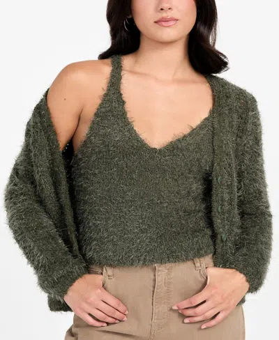 Guess Women's Bea Sleeveless Sweater Tank Top In Green