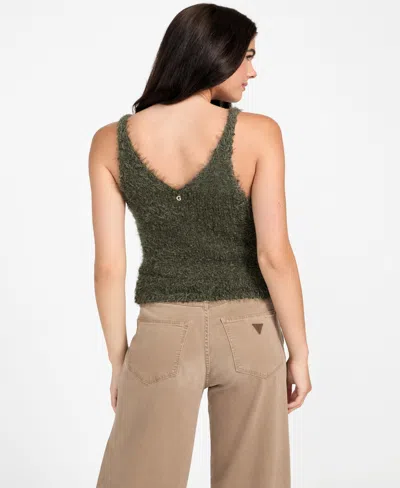 Guess Women's Bea Sleeveless Sweater Tank Top In Green