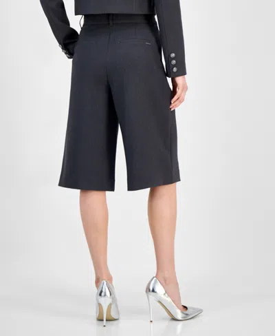 Guess Women's Joandra Double-breasted Cropped Blazer In Black