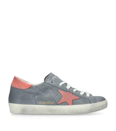 Golden Goose Super Star Nabuk Upper Toe And Tong In Multi