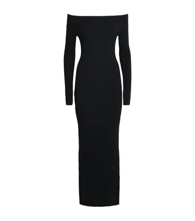 Max Mara Arnes 1234 Sheath Dress In Wool And Cachemire In Black