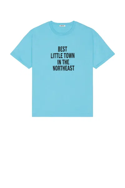 Bode Laketown Graphic T-shirt In Blue