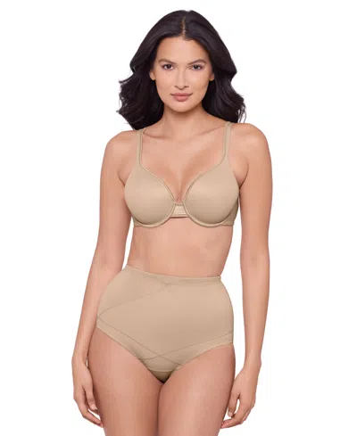 Miraclesuit Women's Instant Tummy Tuck Shaping Brief 2413 In Brown