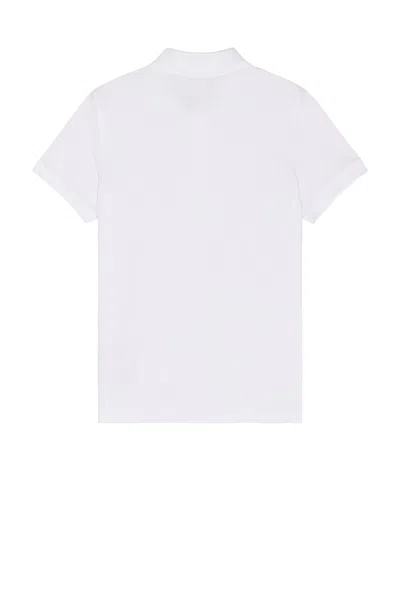 Moncler Double Logo Patch Cotton T-shirt In White