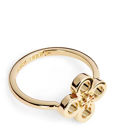 Tory Burch Kira Clover Ring In Gold