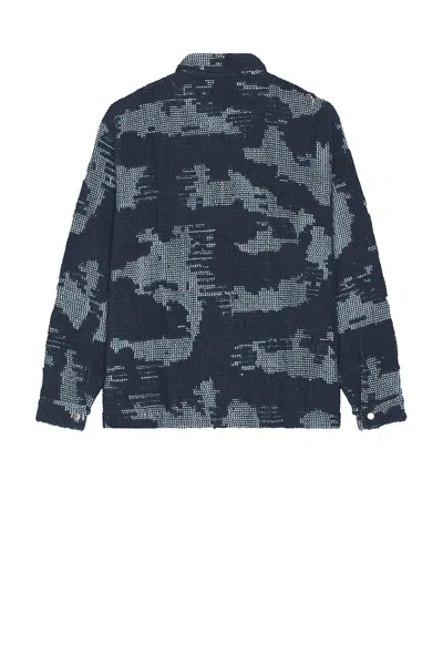 Oas Smoke Polo Shirt In Blue