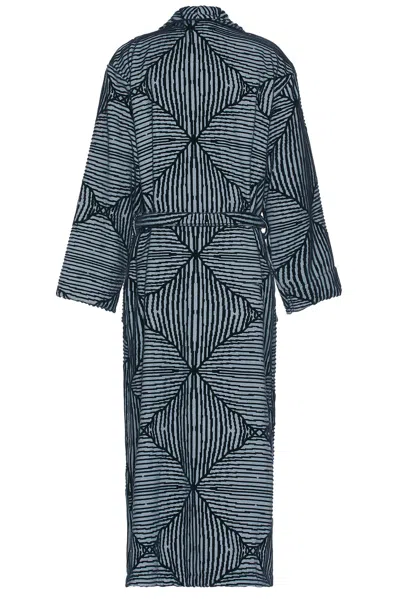 Oas Longo Robe In Blue