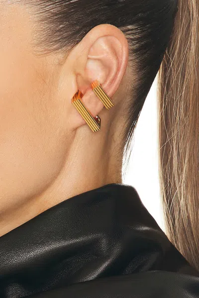 Khaite Empire Ear Cuffs In Gold
