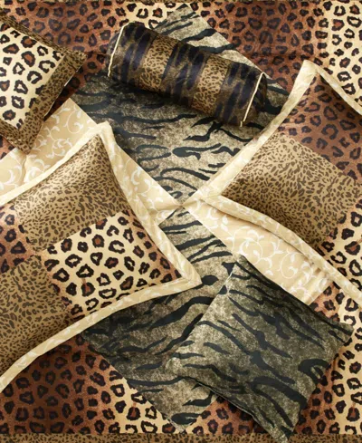 Stratford Park Tucson Animal Print 9-pc. Comforter Set, California King In Brown