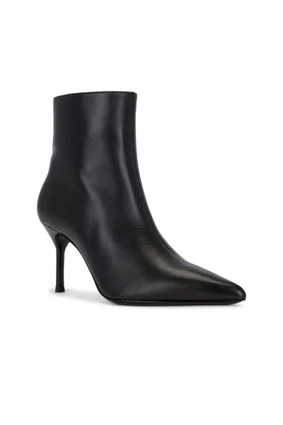 Staud Sebastian Leather Ankle Booties In Black