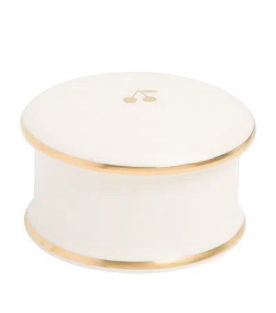 Bonpoint Porcelain Cherry Box In Gold
