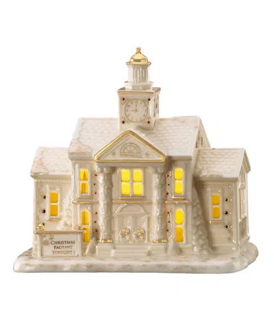 Lenox From The Vault!  Mistletoe Park Town Hall With Clock Tower, Exclusively At Macy's In Multi