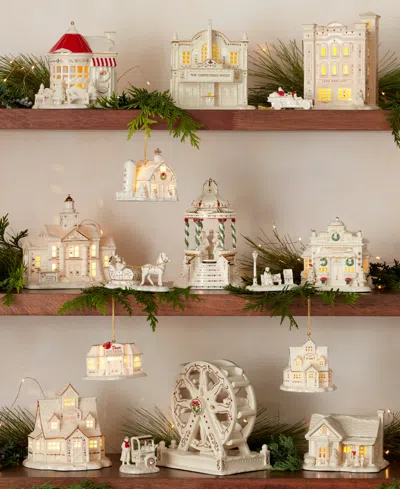 Lenox From The Vault!  Mistletoe Park Town Hall With Clock Tower, Exclusively At Macy's In Multi