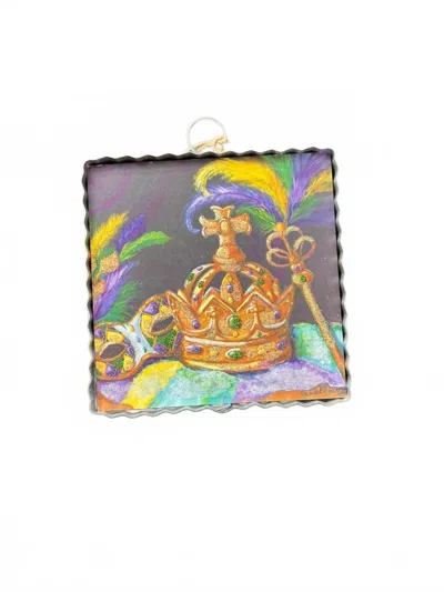 Round Top Hamilton Madri Gras Royalty Charm In Multi In Multi