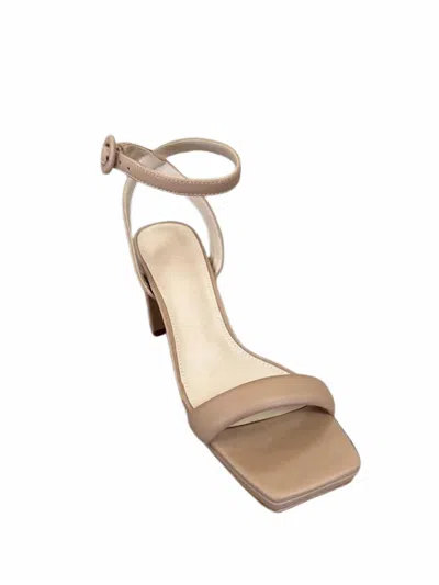 Cocco Miami Women's Zs 18732-23 B Block Heel Sandal With Ankle Strap In Cafe Latte In Brown