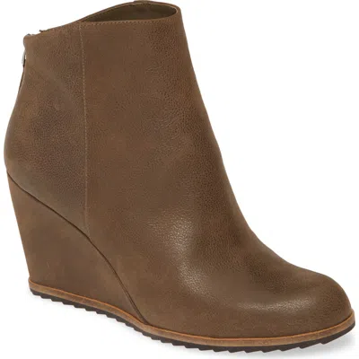 Linea Paolo Wesley Wedge Bootie In Brown