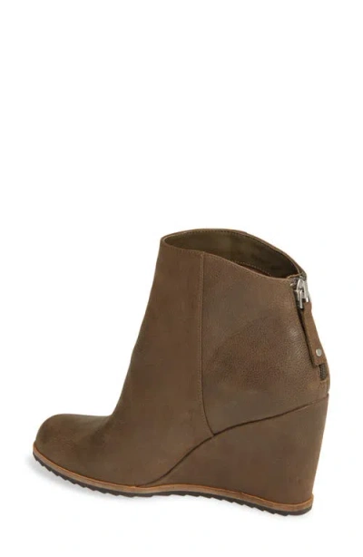 Linea Paolo Wesley Wedge Bootie In Brown