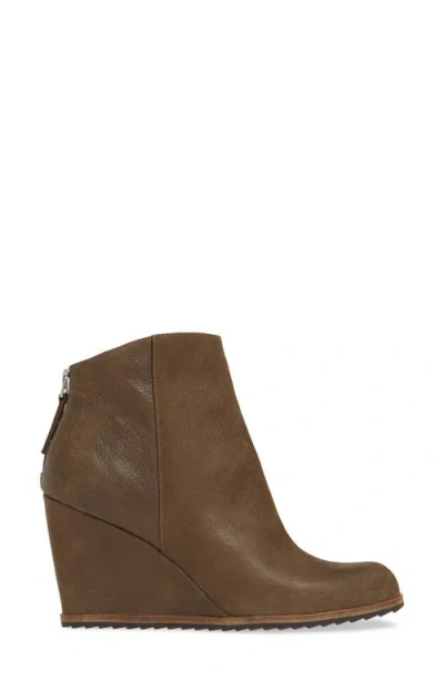 Linea Paolo Wesley Wedge Bootie In Brown