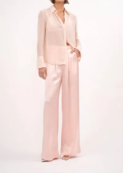 Nonchalantlabel Val Blouse Set In Pastel Pink In Pink