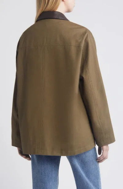 Rag & Bone Khaki Cassidy Cotton Jacket In Green