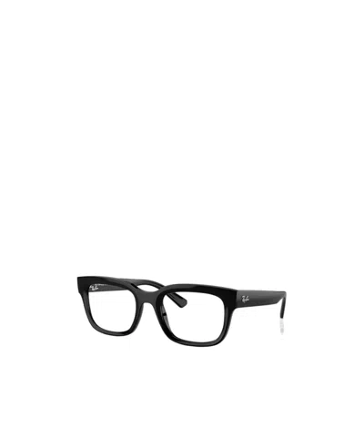 Ray Ban Ray-ban Chad Rectangular Frame Glasses In Black