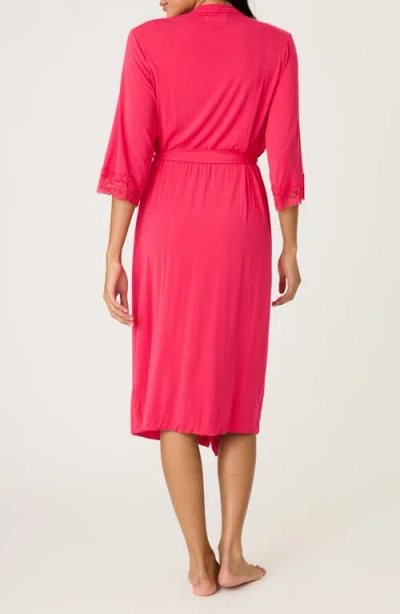 Pj Salvage Day Dreams Jersey Robe In Red