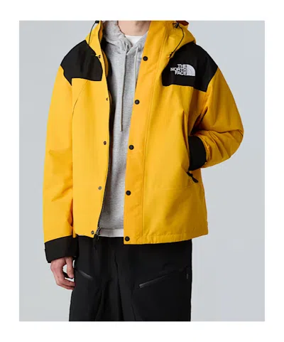 The North Face Dryvent Mono Nylon Windbreaker Jacket In Yellow