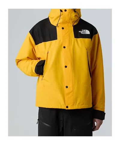 The North Face Dryvent Mono Nylon Windbreaker Jacket In Yellow