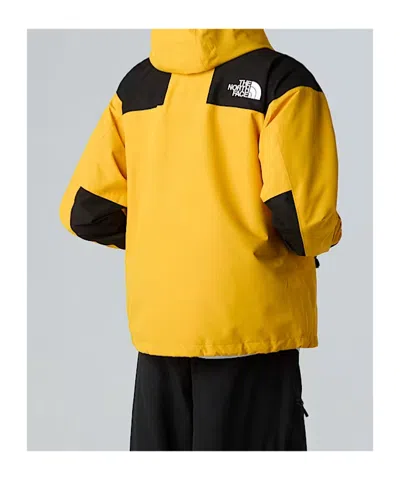 The North Face Dryvent Mono Nylon Windbreaker Jacket In Yellow