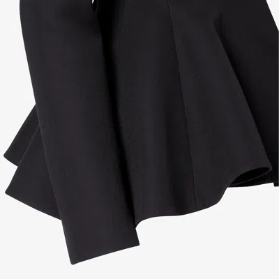 Fendi Fitted Peplum Jacket Tailored Design In Black